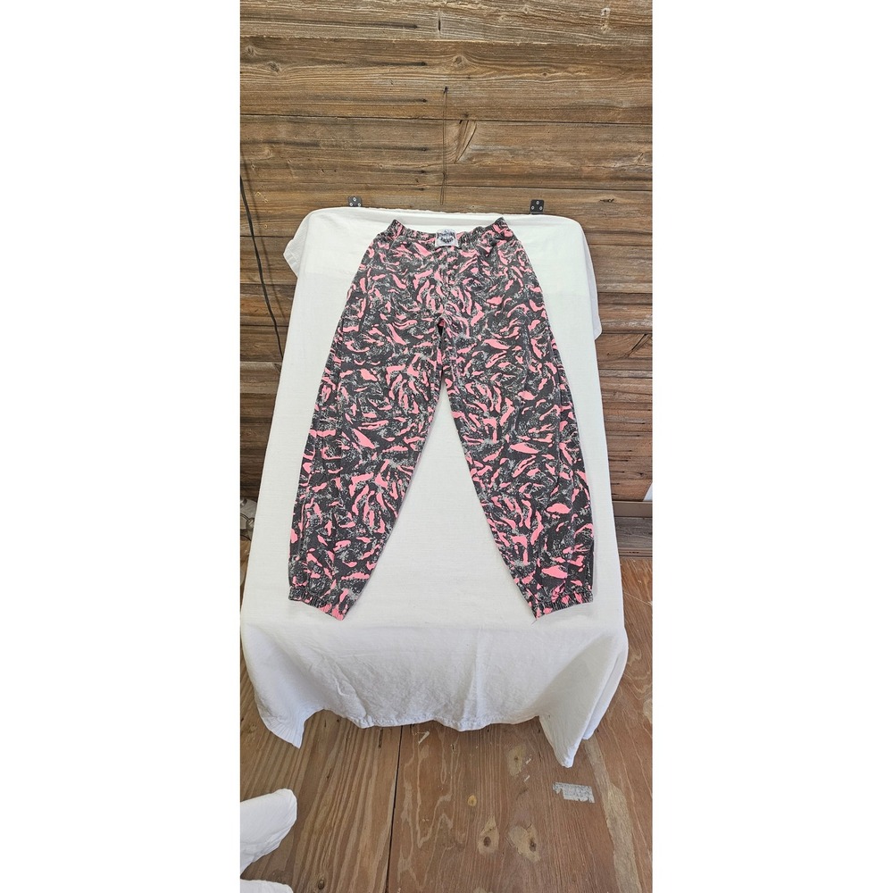 Vintage-International Baggyz Pink Grey Abstract Splatter Baggy Hammer style L